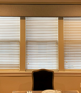 Three window blinds